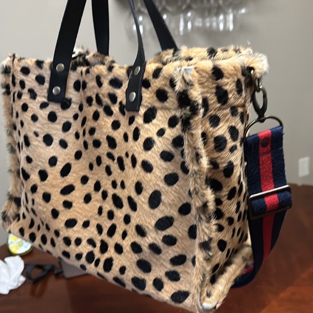 Parker Thatch Mimi small bag, leopard print